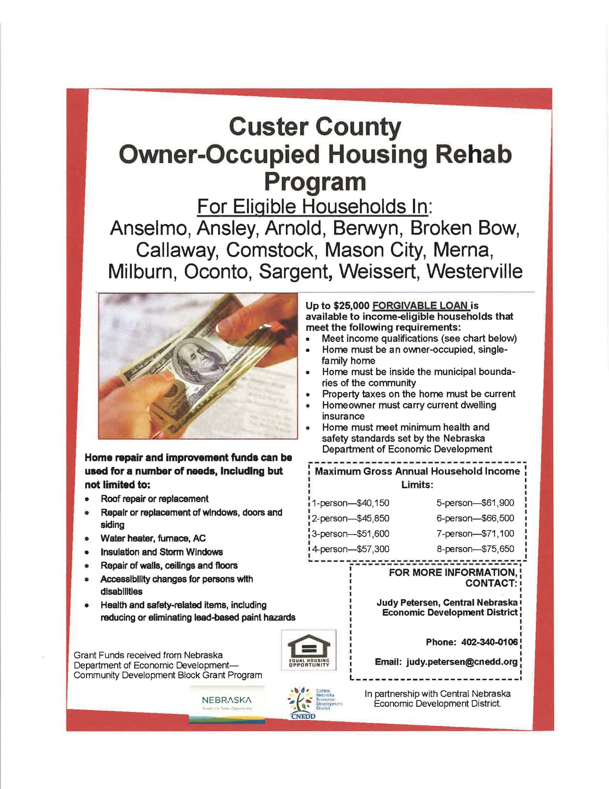 Custer Co Housing Rehab program 1
